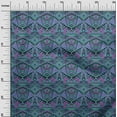 thumbnail image 3 of oneOone Cotton Poplin Bluish Violet Fabric African Sewing Material Print Fabric By The Yard 42 Inch Wide, 3 of 4
