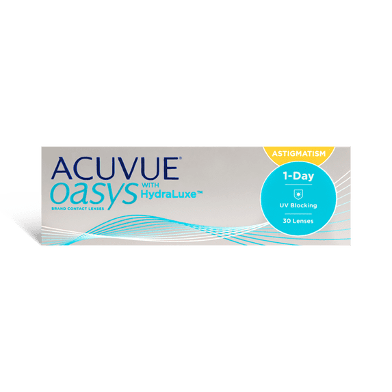 ACUVUE® OASYS 1-Day with HydraLuxe® Technology for ASTIGMATISM Contact ...