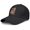 Black, variant on 250th Anniversary USA White Baseball Hat Featuring Printed Patriotic Theme with Lightweight Construction and Adjustable Strap