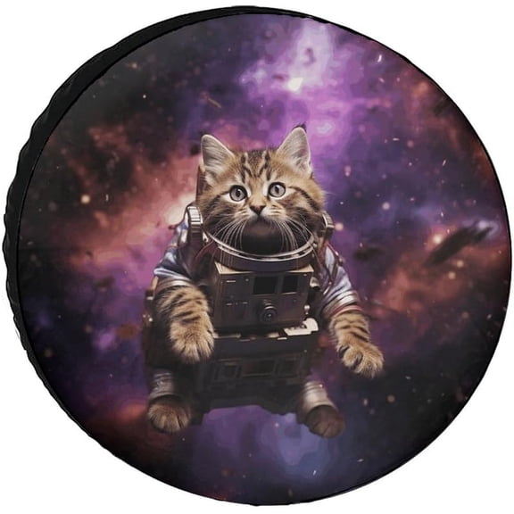 Spare Tire Cover Weatherproof Sun Protection Wheel Tire Covers Waterproof Elastic Tire Cover Dust-Proof Camper Wheel Protectors for Travel Trailer Rv SUV Truck