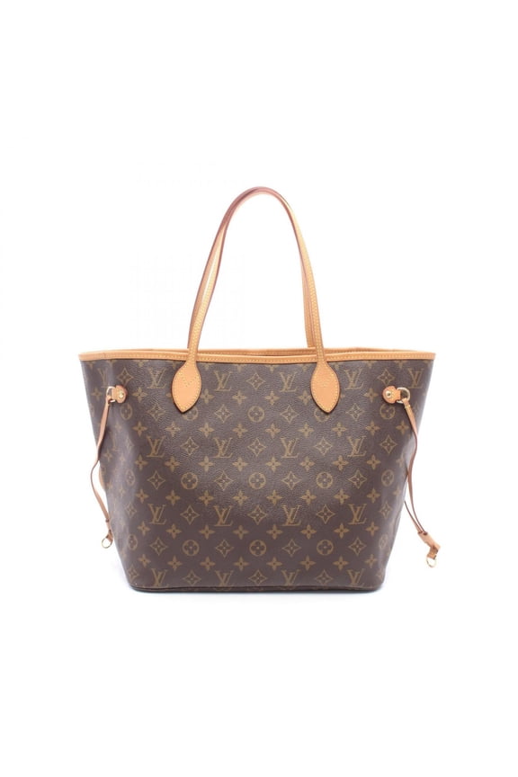 Pre-Owned Louis Vuitton Neverfull MM Tote Bag Handbag, Coated Canvas and Leather, Monogram...