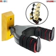 thumbnail image 3 of 5 CORE Guitar Wall Mount Hanger Hook with Wood Base Soft Padding Adjustable Rotatable Holder for Acoustic Classical Electric Bass Guitars - GH ABS R 1PC, 3 of 7