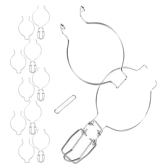 Niceauty 6Pcs Easy Use Stainless Steel Wire Clip for Sealing Glass Canning Jars