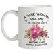 thumbnail image 1 of Taza de café Wise Woman, diseño floral, 350 ml, cerámica, 1 of 2