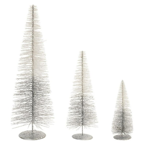Melrose International LLC Tree (Set of 3) 10.5"H, 15.5"H, 19.5"H PVC/Metal