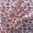 thumbnail image 3 of Love Tulle Curtains with Rod Pocket, Pink Hearts and Circles Doodle Style Romantic Floral Design, Sheer Drape for Wedding Party 2 Panels, 7 Sizes, Pink Black White, by Ambesonne, 3 of 3