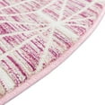 thumbnail image 4 of Jill Zarin Uptown Collection Area Rug - Fifth Avenue (3' 1" Round Pink/Ivory), 4 of 9