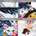 thumbnail image 4 of Cat Double Layered Insulated Refrigerated Lunch Bag with Large Capacity - 7.1x11.4x16.1 Inches - Hand-Carried Lunch Bags, 4 of 6