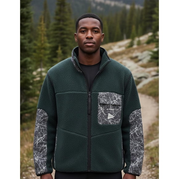 Chamarra adidas Hombre Andwander Mid Verde Terrex verde S