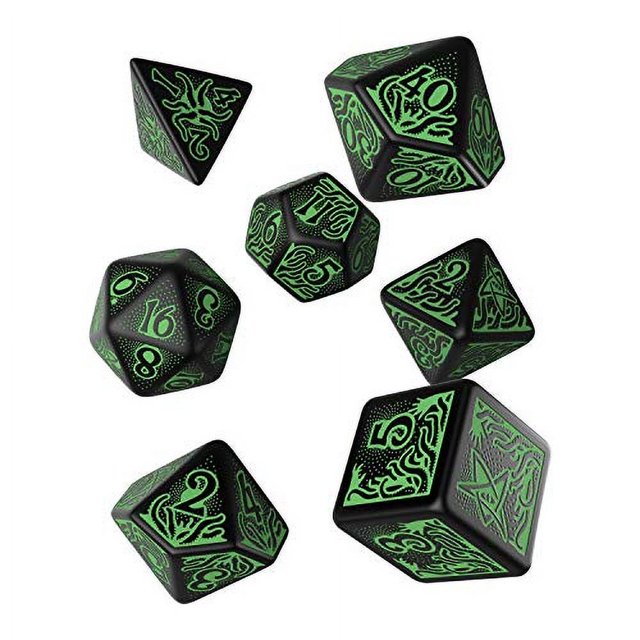 Set de dados Q WORKSHOP Call Of Cthulhu 7 piezas poliédricas