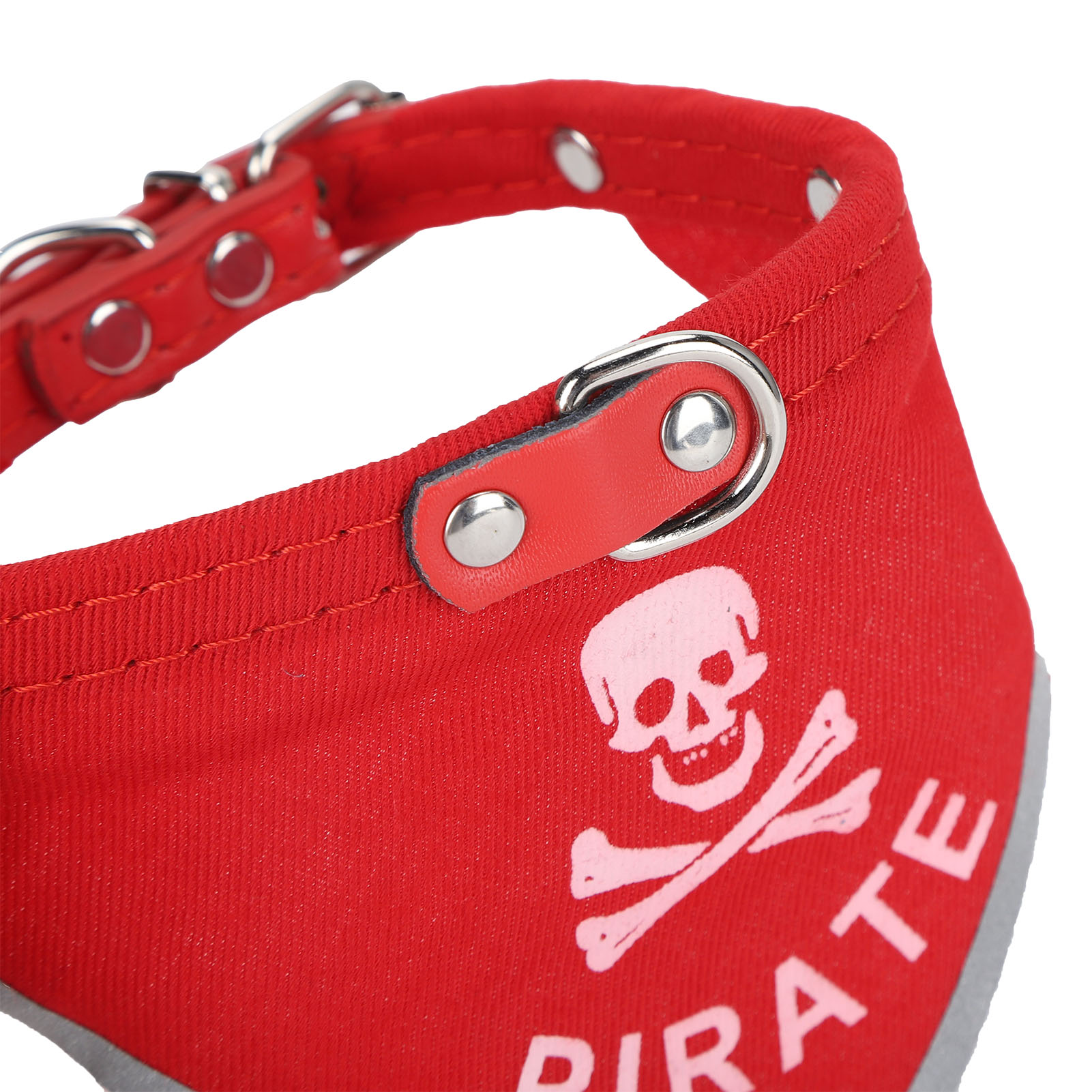 ZOUSSIQI Fashion Pet Scarf Skull Head Pattern Dog Collar