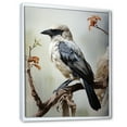 thumbnail image 2 of Designart "Avian Plumed Thoughtfulness" Animals Floater Framed Wall Art Print, 2 of 7