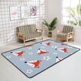 thumbnail image 4 of Crawling Indoor Carpet Play Mat Cute Fox Flower for Living Room Bedroom Educational Nursery Floor Mat Area Rugs 60x39in, 4 of 6