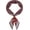 A-gray Red, variant on 27.5 Inches Square Silk Feeling Neck Scarf for Men Necktie Silk Bandanas Pocket Square Cowboy Scarves