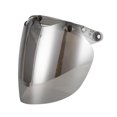 thumbnail image 4 of Casco de motocicleta para coche eléctrico, medio casco, tres hebillas, lente a prueba de viento, casco retro Harley, lente de burbuja facial, 4 of 5