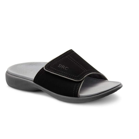 Dr. Comfort Women's Kelly Black Sandals: Black 10 WIDE (C/D)