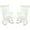 White, variant on Costway Set of 2 Wood Rocking Chair Glossy Finish White