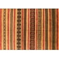 thumbnail image 1 of Ahgly Company Indoor Rectangle Solid Orange Modern Area Rugs, 2' x 3', 1 of 4