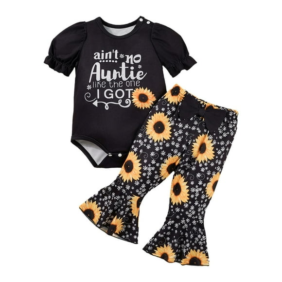 Conjunto De Ropa De Verano Para Niña, Conjunto De Ropa Para Niña, Para Parque, Bodas, Escuela, De 12 A 18 Meses