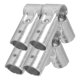 thumbnail image 5 of Stainless Steel Pipe Clamps for Secure Connections Ideal for DIY Projects and Pipe Use Silver 4pcs, 5 of 5