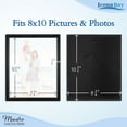 thumbnail image 2 of Icona Bay Gallery Set of Black Picture Frames, Modern Contemporary Style, 10 Multi-Size Frames, Maestro Collection (US Company), 2 of 7