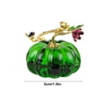 thumbnail image 3 of CQCYD under $5 Glass Pumpkin Figurine, Mini Crystal Pumpkin Collectible Figurines Glass Paperweight Tabletop Decorative Ornaments for Fall Harvest Thanksgiving Halloween Home Decor, 3 of 6
