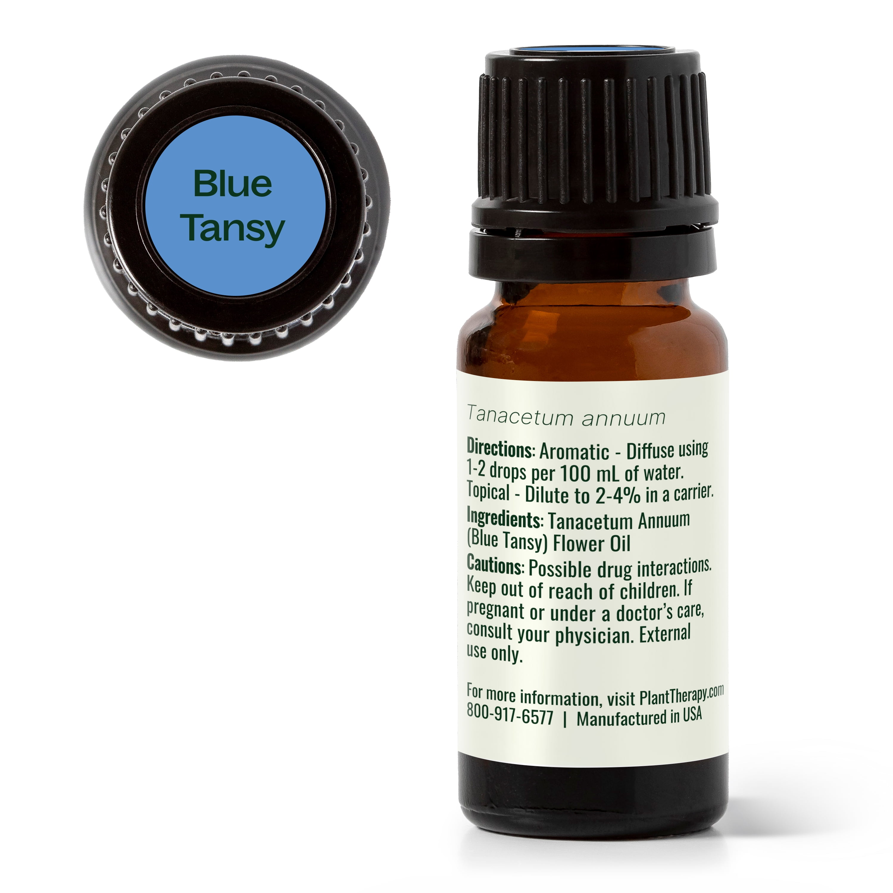 Plant Therapy Blue Tansy Essential Oil 100% Pure, Undiluted, Natural Aromatherapy 10 mL (1/3 oz)