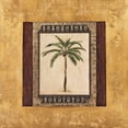 thumbnail image 2 of Mindeli 15x15 Black Ornate Wood Framed with Double Matting Museum Art Print Titled - Stately Palm II, 2 of 4