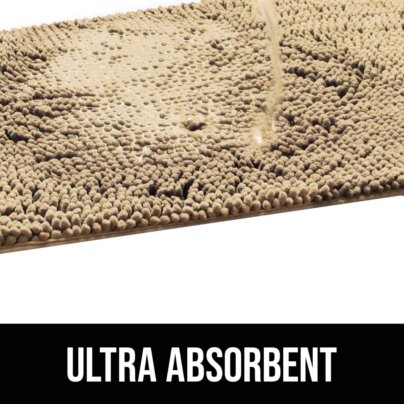 Muddy MatÂ® Dog Blanket - Chenille Water Absorption Blanket for Bed & Couch Cover for Dogs Washable, Anti-Slip Soft and Durable Furniture Protector for Dogs - Beige 48"x56"