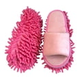 thumbnail image 4 of Pantuflas de microfibra de chenilla, cómodas y portátiles para limpieza. Rosado, 4 of 6