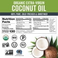 thumbnail image 2 of Aceite de coco orgánico Viva Naturals, 16 onzas líquidas: aceite de coco virgen extra sin refinar, prensado en frío, orgánico y sin OGM, 2 of 4