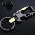 thumbnail image 4 of Fairnull Portable Metal Beer Bottle Opener Pocket Keychain Man Car Key Ring Holder Tool, 4 of 9
