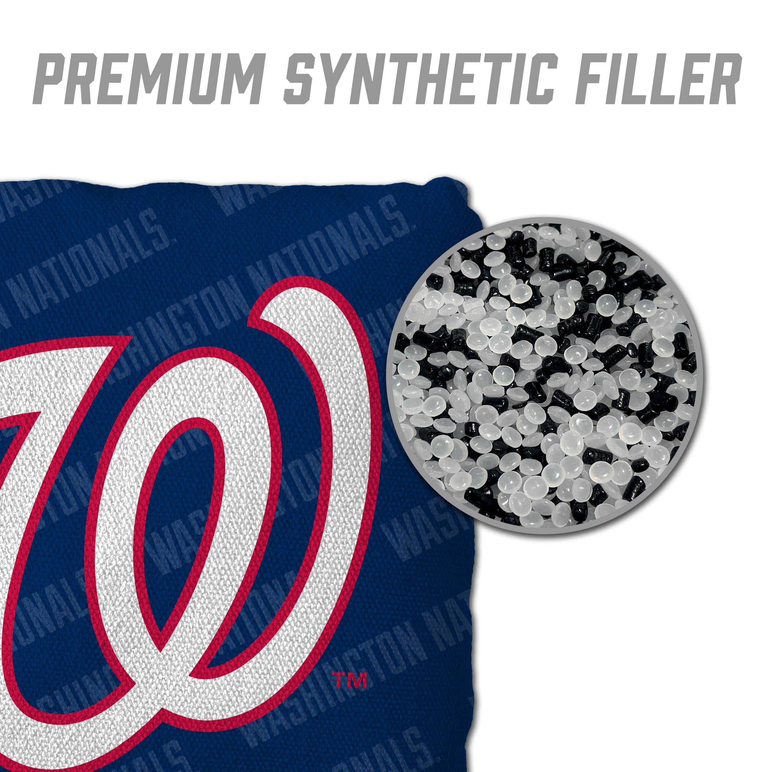 MLB Washington Nationals Cornhole Bags - 4PK - Blue
