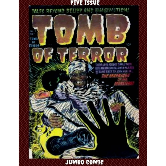 Tomb of Terror Five Issue Jumbo Comic, (Paperback)
