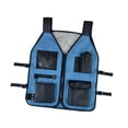thumbnail image 3 of Chaleco de trabajo para electricistas, impermeable, versátil, de tela Oxford premium con múltiples bolsillos para ingenieros de de construcción., 3 of 8