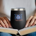 thumbnail image 2 of 12oz Easter Egg Tumbler with Lid & Straw, Insulated Stainless Steel Wine Cup, [Easter Theme] Print, 2 of 5