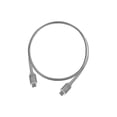 thumbnail image 2 of Silverstone CPU06C-500 Charcoal USB 3.1 Gen 2 Type-C to Type-C with E-marker IC and support PD function cable,0.5 meter, Nylon Braid, 2 of 3