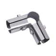 thumbnail image 4 of Conector de tubo de acero inoxidable, accesorios de junta de abrazadera de tubo, Conector de abrazadera de tubo de fijación para gabinetes, marcos de En forma de L de 3 vías., 4 of 8