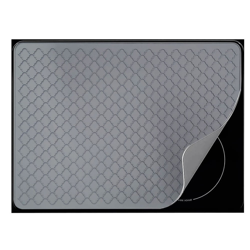 KDJ 71x50cm Silicone Stove Top Cover Induction Hob Protector Mat Heat Resistant - for Home Decor