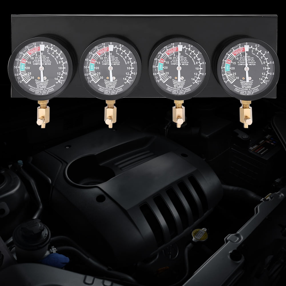OTVIAP Carb Synchronizer Gauge, Vacuum Gauge Set,4Pcs Motorcycle Fuel