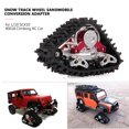 thumbnail image 3 of 2 Pair Tire Snow Track Wheel Snow Wheels Sandmobile Conversion Adapter for RC Model Cars 1/10 SCX10 90018 Snow Tire, 3 of 8