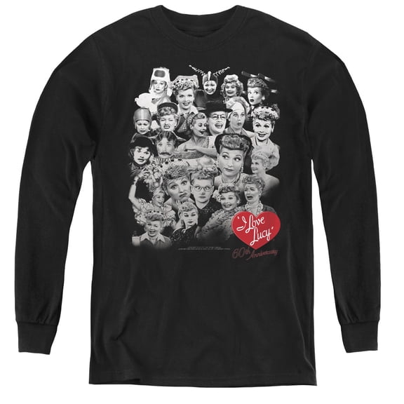 I Love Lucy - 60 Years Of Fun - Youth Long Sleeve Shirt - Medium