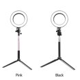 thumbnail image 4 of Yeacher DC5V 5W 64 LED Ring Light Round Selfie Camera Lamp with Telescopic Tripod/ Cellphone, 4 of 8