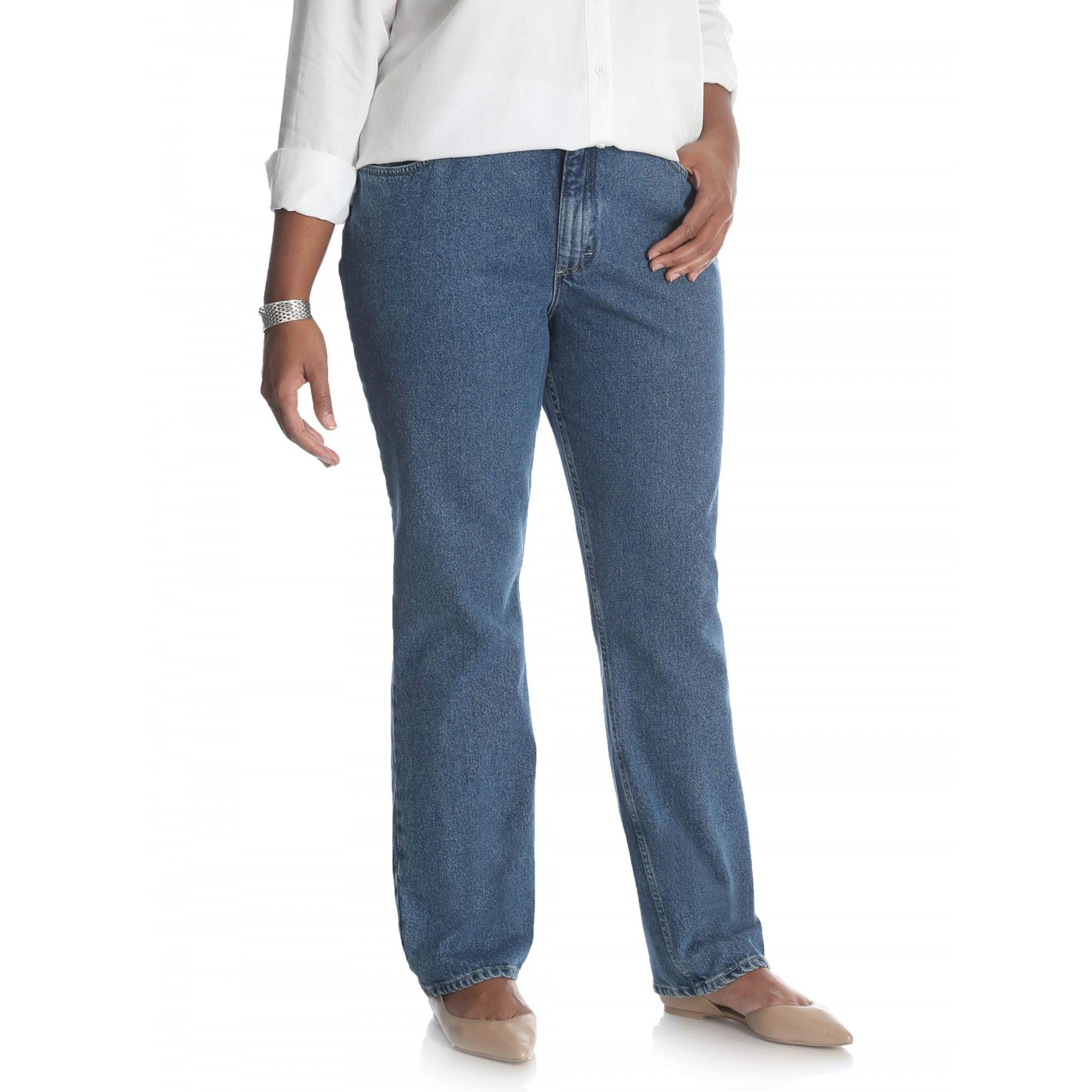lee riders women's plus relaxed fit jeans