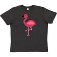 thumbnail image 3 of Inktastic Pink Flamingo Youth T-Shirt, 3 of 5
