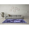 thumbnail image 3 of Ahgly Company Indoor Round Persian Blue Traditional Area Rugs, 4' Round, 3 of 4