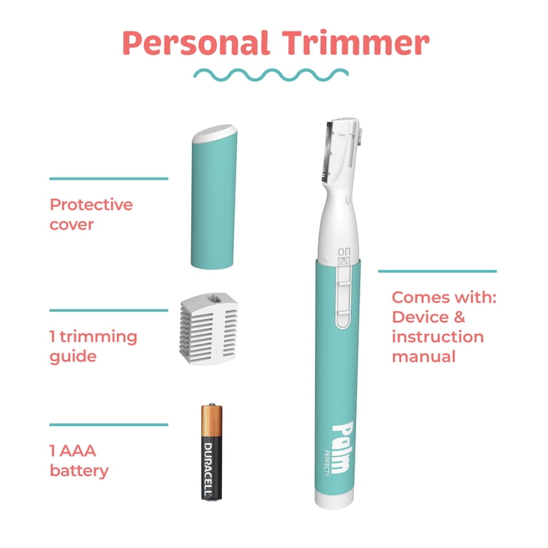 PalmPerfect Face Razor for Women, Twin-Blade Hair Trimmer photo 5
