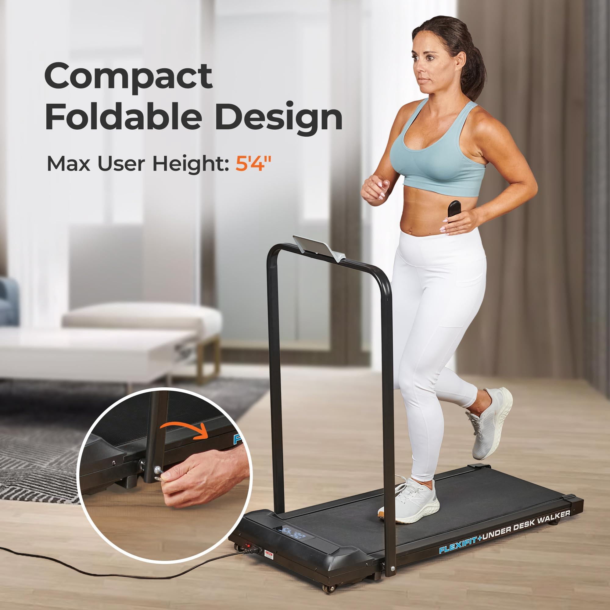 Lifepro Trademil Portable Walking Pad Under Desk Mini Treadmill - Black