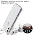 thumbnail image 3 of Apple iPhone 11 Phone Case Hybrid Protector TPU Rubber Silicone Gummy Soft Bumper Frame Shockproof Heavy Duty Drop Protection HD CLEAR TRANSPARENT Protective Case Cover for Apple iPhone 11 / 6.1", 3 of 5