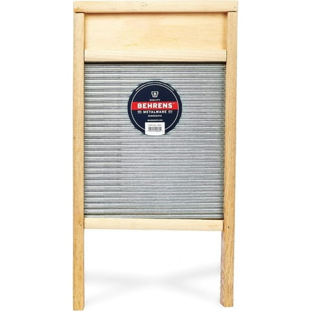 Behrens Manufacturing, Large BWBG12 Galvanized Washboard, Silver